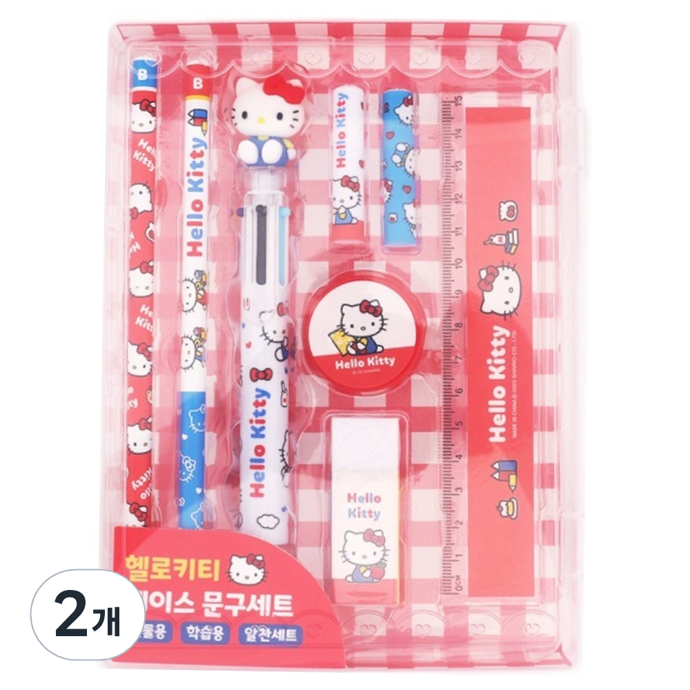 산리오 캐릭터 케이스 문구세트 6,100원