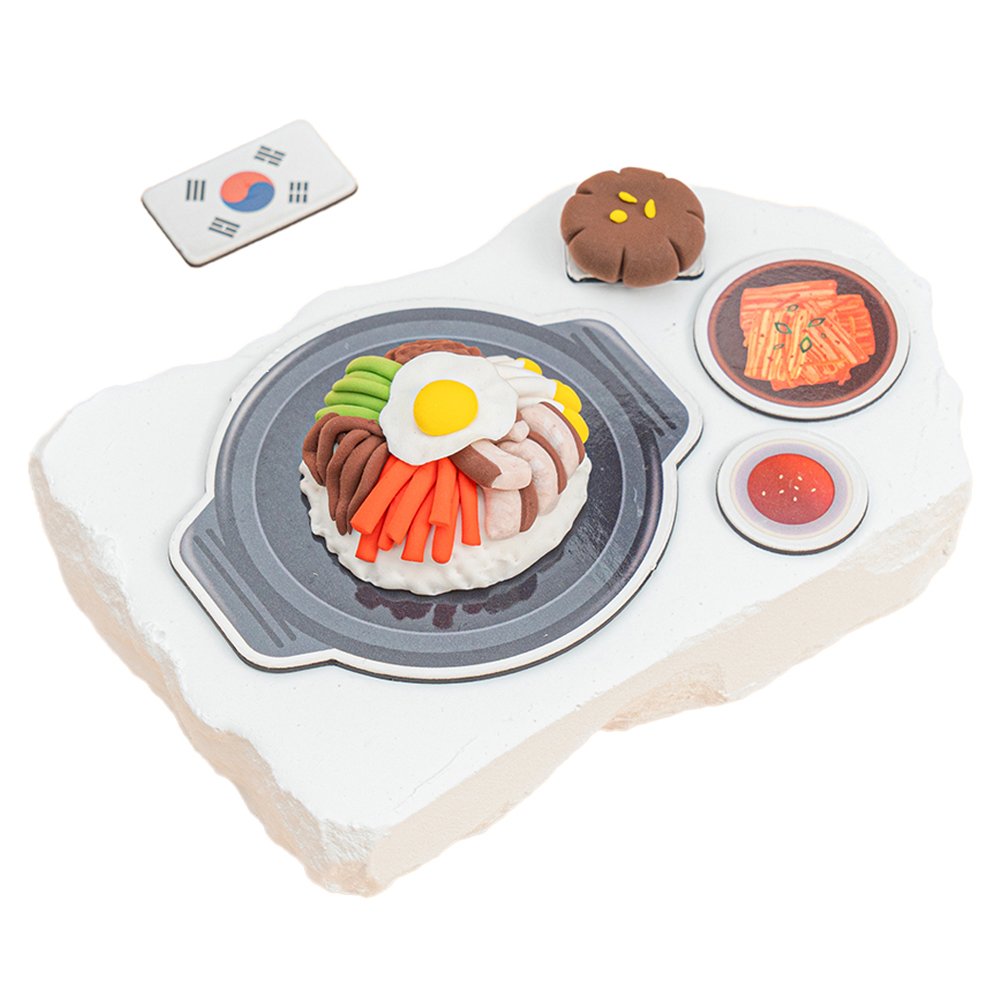 민화샵 클레이 세계 음식 자석 만들기 한국 S240039A + 클레이 10g x 5종 세트 UDOCL0010 30,000원
