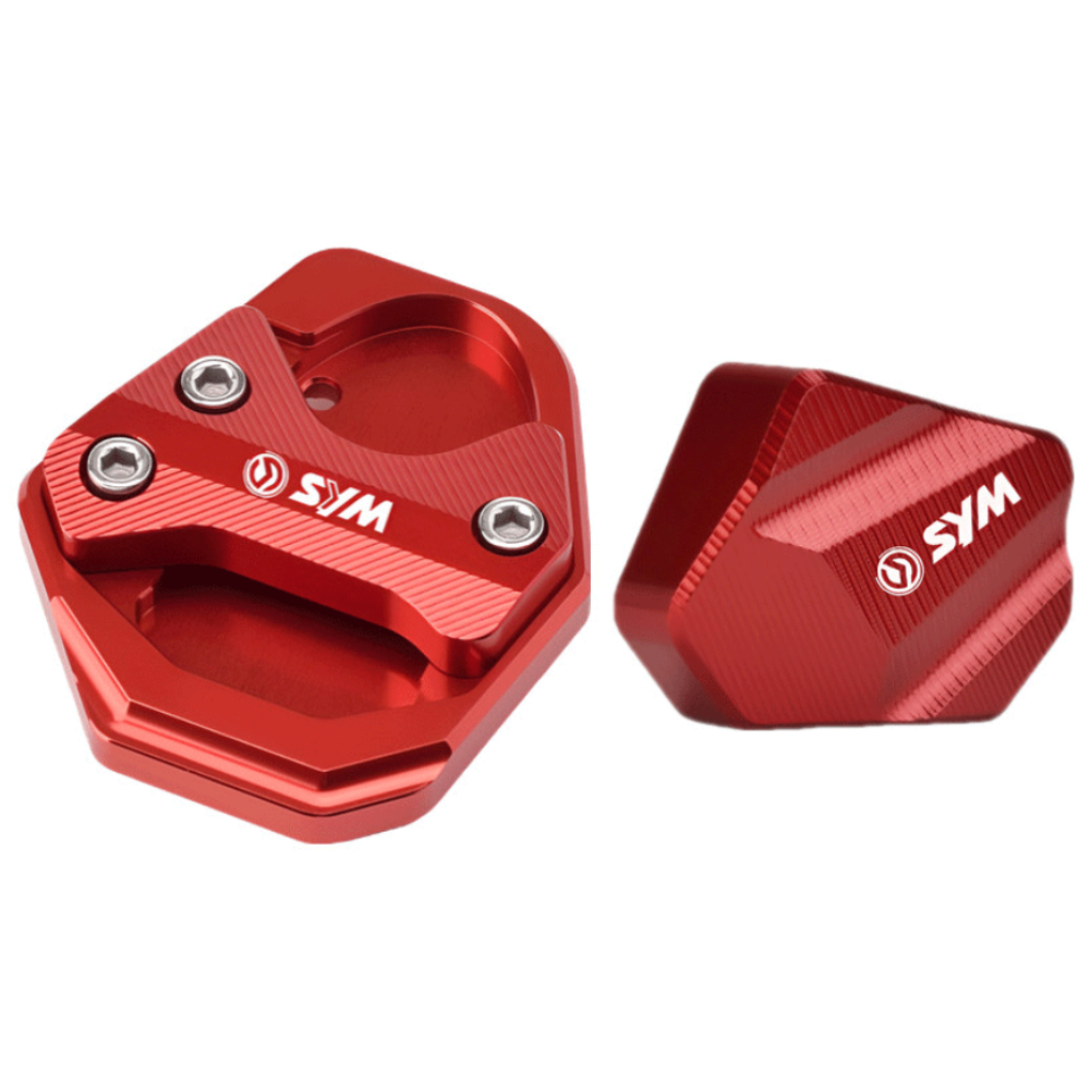 SYM 조이맥스 보이저 크루심 사이드스탠드클립 날개클립 보조발판 세트 호환, 1세트, 레드 35,500원