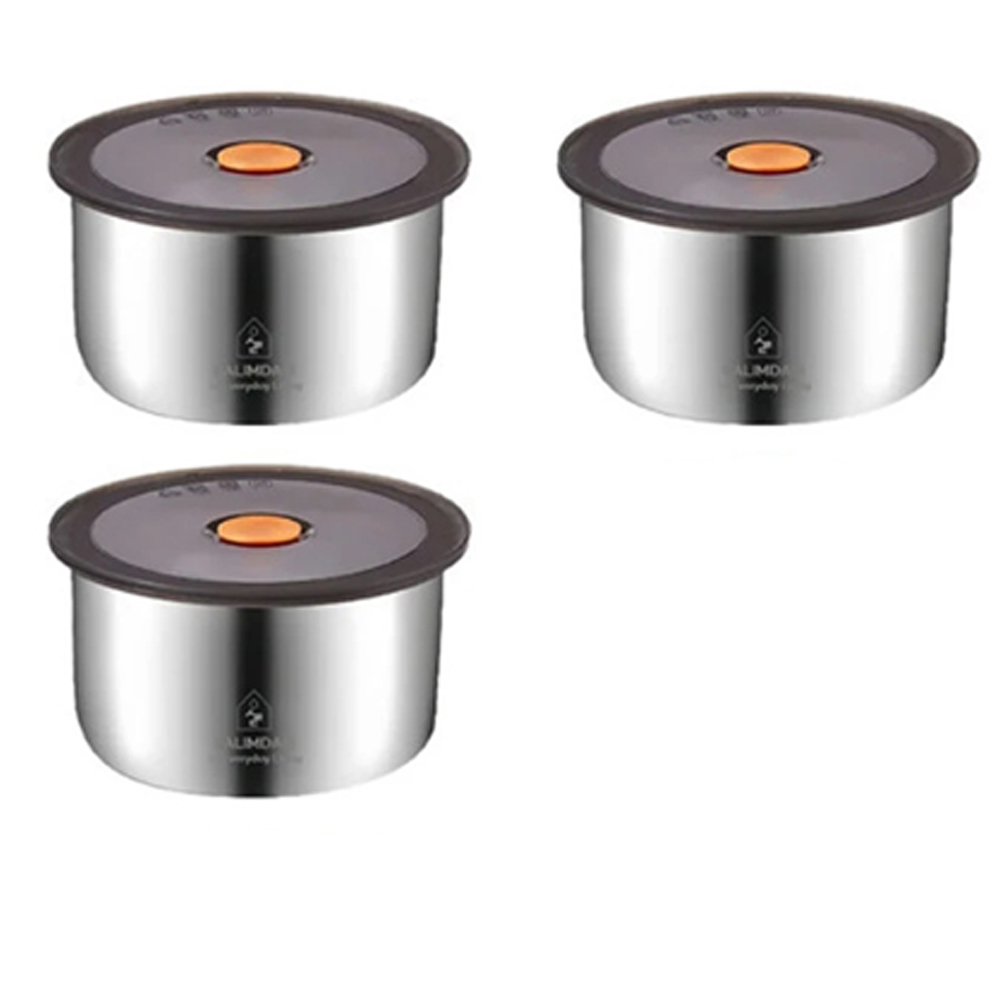 호선생 스텐 304 원형 밀폐용기, 세트, 3개 6,900원