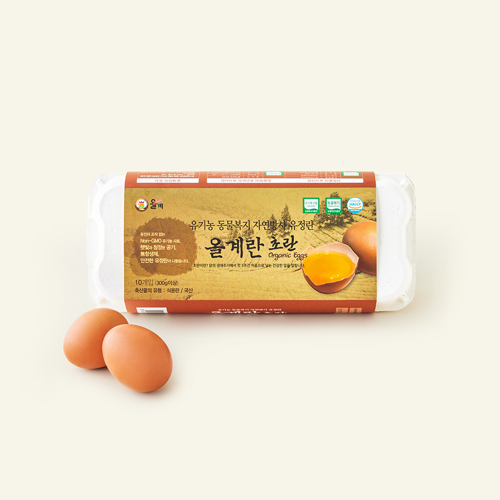 [로켓프레시] 올계 유기농 동물복지 자연방사 유정 초란 1번란 9,900원