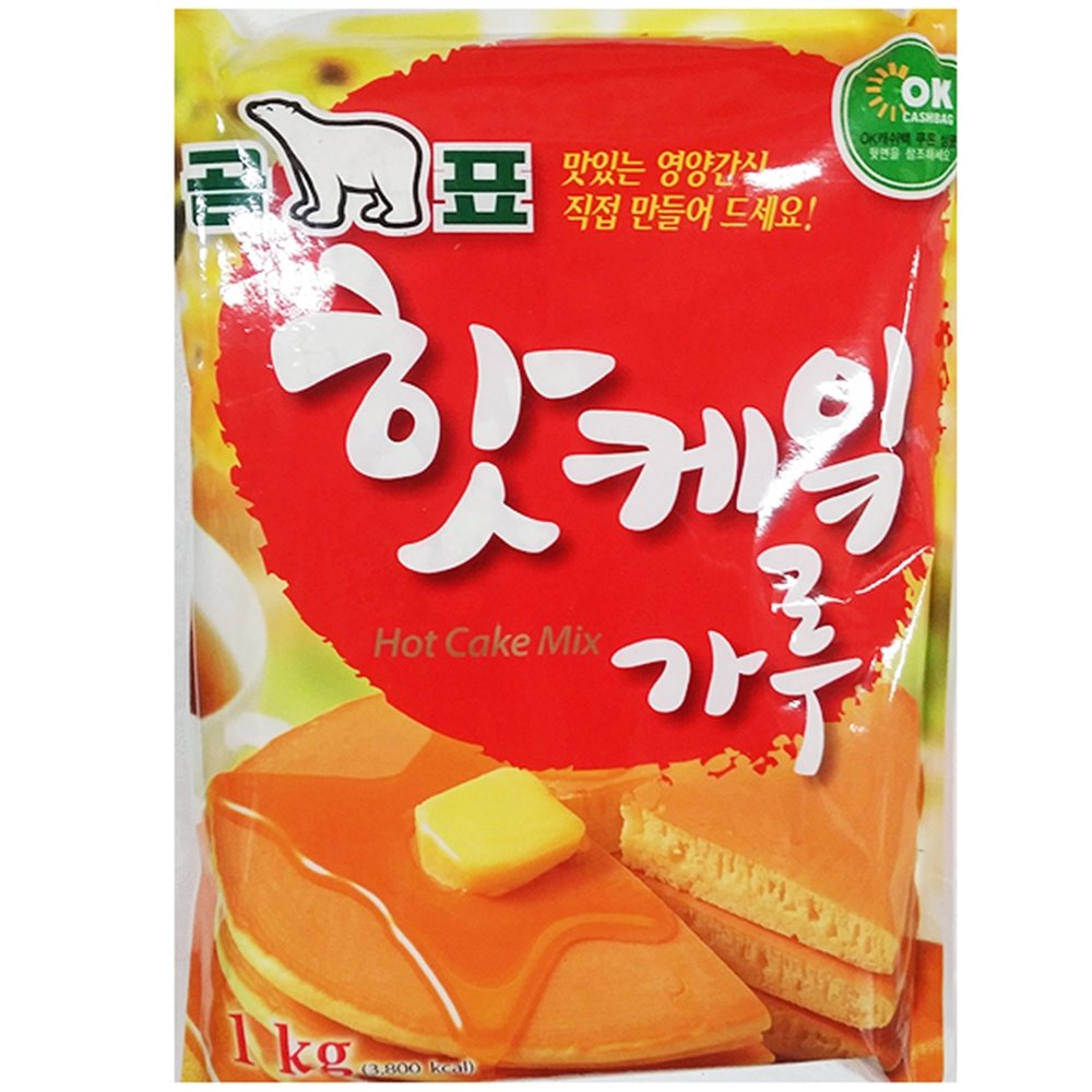 핫케익가루 곰표 1kg x 10개 핫케익파우더 대용량, 10개, 1kg 47,890원