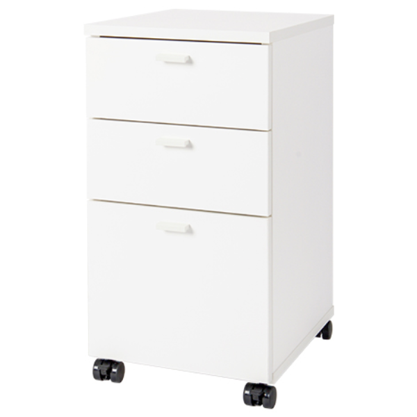 [두닷] 콰트로 3단 책상 서랍장_에어화이트, 단품 124,000원