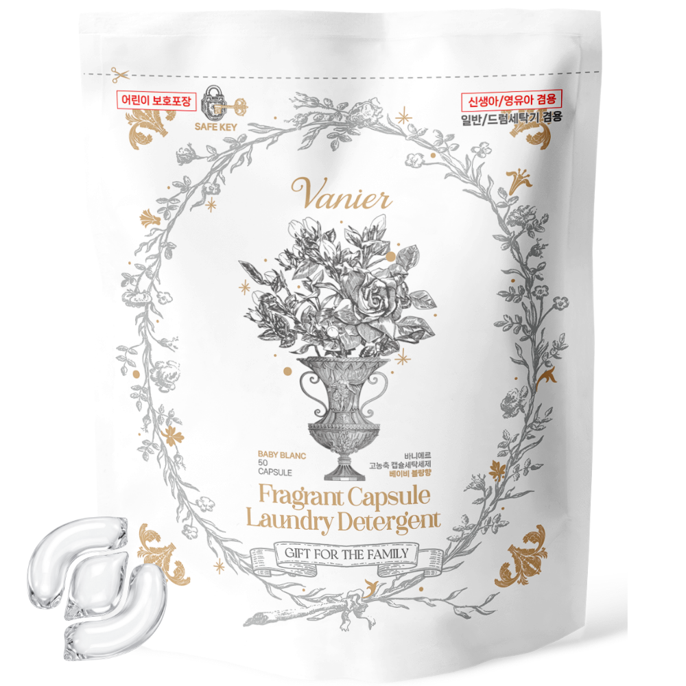 바니에르 블랑향수 캡슐세제 올인원 대용량, 1개, 50개입 14,000원