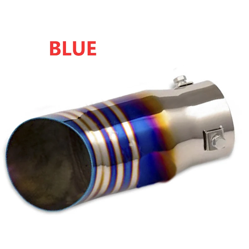 범용 스테인레스 스틸 자동차 배기 파이프 머플러 63mm 팁 사운드 시스템 개조 액세서리 22,900원