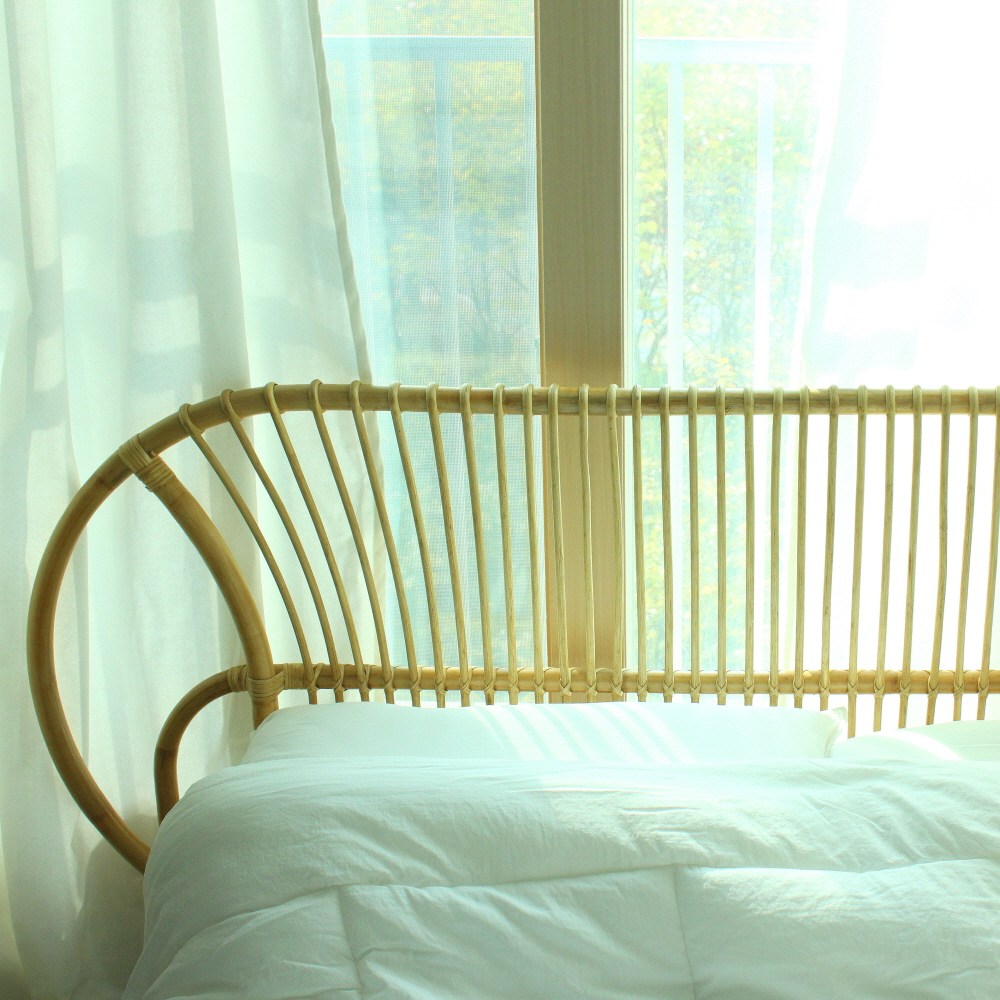 베네비앙코 라탄 침대 헤드보드 머리판 피쉬본 싱글/퀸/킹 205,000원