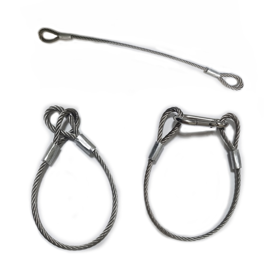 스텐와이어로프 락킹 2.4mm양쪽고리납봉 스테인레스2미리 304 고리락킹 sus 30센티-3미터 출입금지고리 제작 스텐와이어가공품, 1개 5,500원