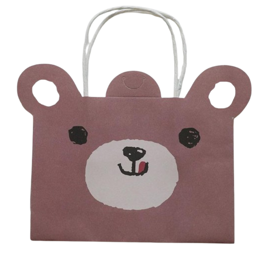 귀여운 캐릭터 미니 종이 쇼핑백 10P, 10개, 곰돌이 12,800원