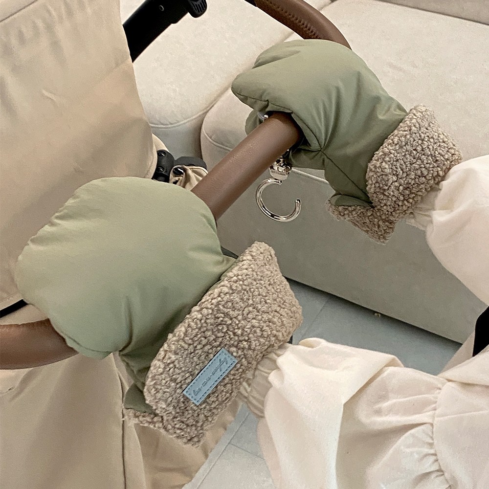 마롤로뜨 유모차 겨울 방한장갑 패딩 핸드머프, 카키, 1개 20,440원