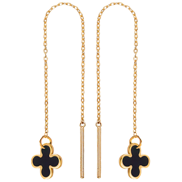 골드앤 18K 메이플라워 롱귀걸이 팬던트 세련 심플 포인트 여자친구 선물추천 당일배송 116,500원