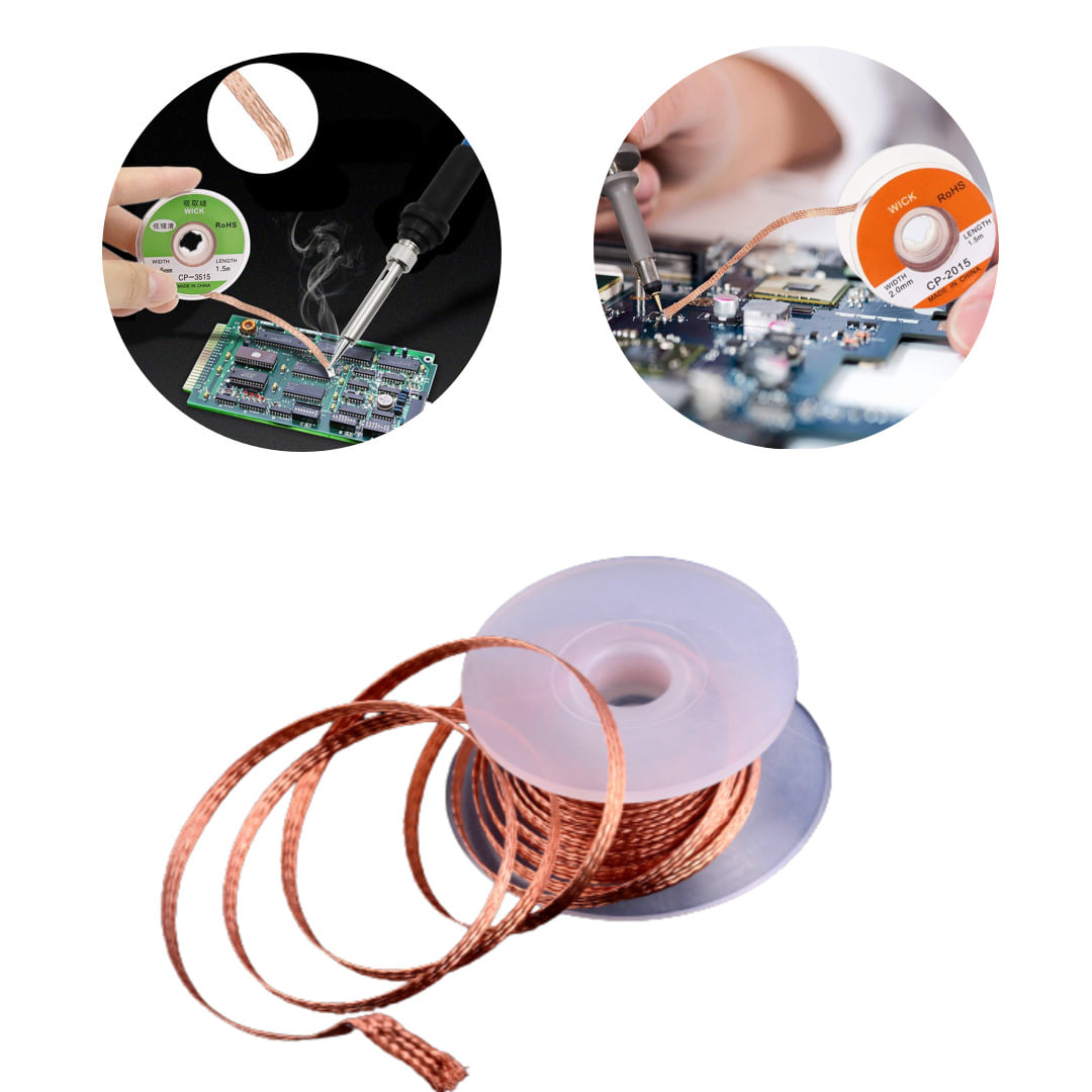 납댐 납땜 땜납 솔더 납똥 제거 리무버 흡수 흡입 구리 와이어 디솔더링 마감 1mm 2mm 3mm 4mm 3,000원