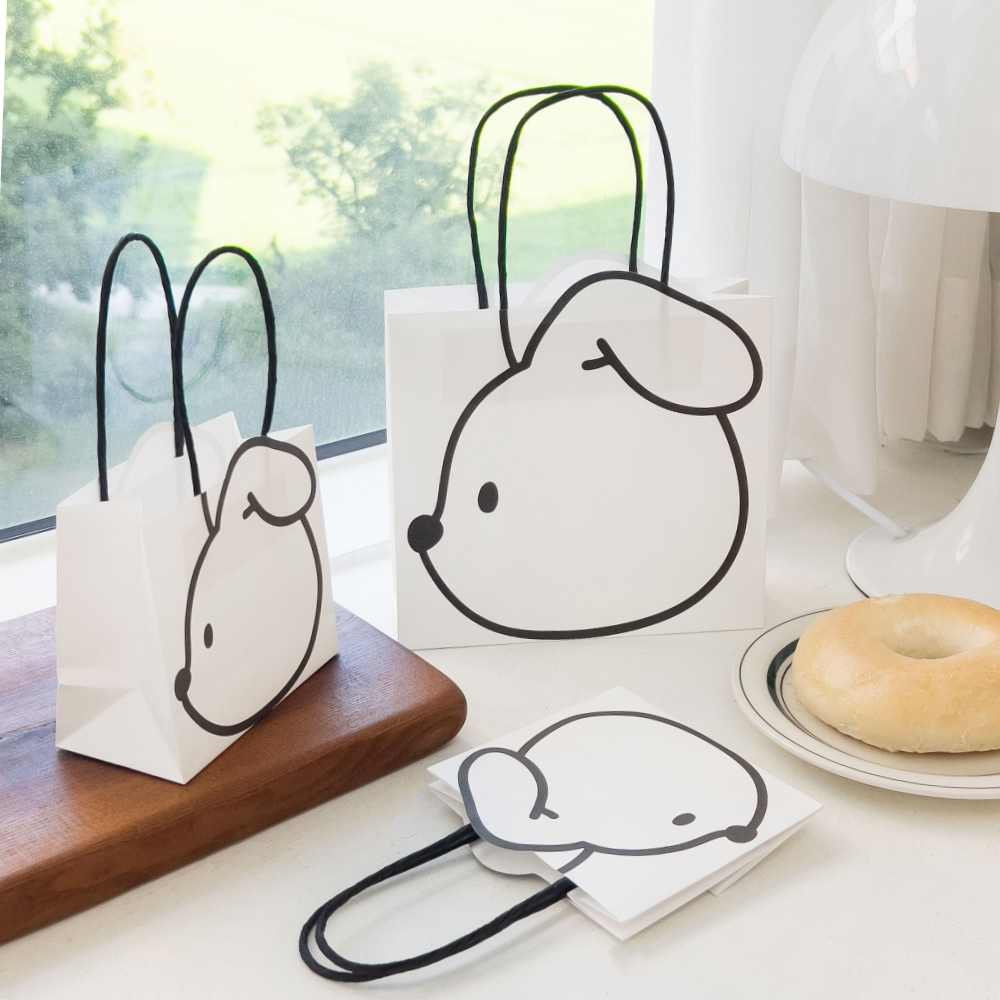 더심플러 댕댕백 미니 종이 쇼핑백 ( 소 / 극소 ) 10P / 귀여운 간식 봉투 / 친구 돌잔치 생일 결혼식 이벤트 답례품 선물포장 / 강아지 동물 캐릭터 종이백 9,050원