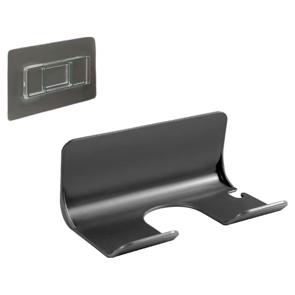 디유라 욕실 드라이기 거치대, 블랙, 1개 10,000원