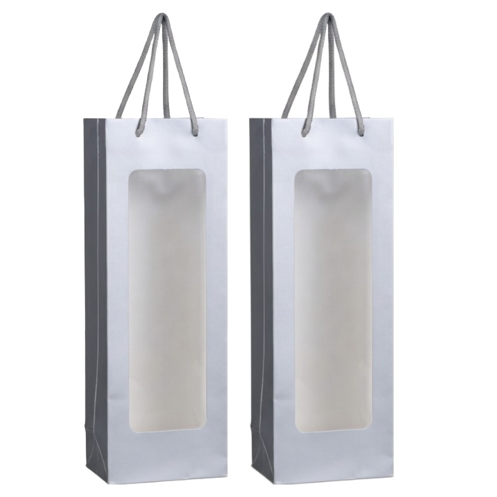 코레시스 신상 와인 1구 크래프트 투명창 선물백 12.5 x 8.5 x 36 cm 8,680원