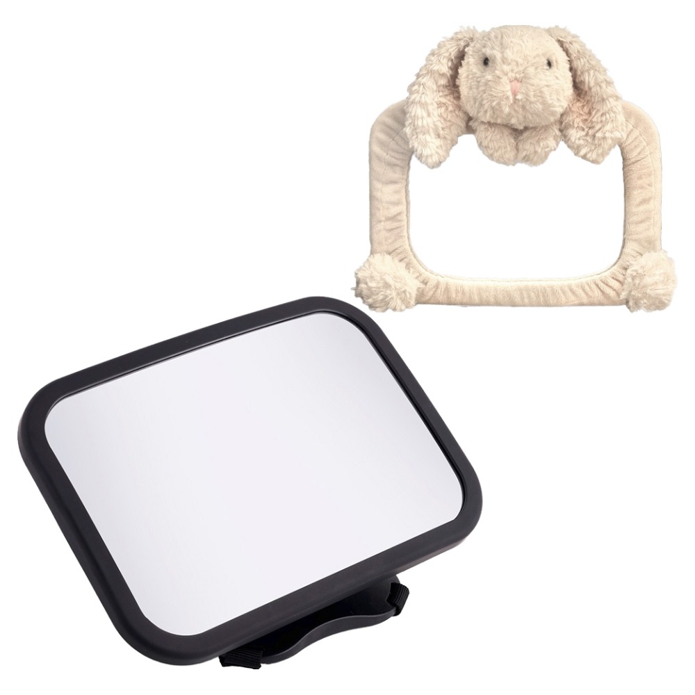 메리본 카시트 후방거울 + 토끼 커버 세트, 블랙, 1세트 25,000원