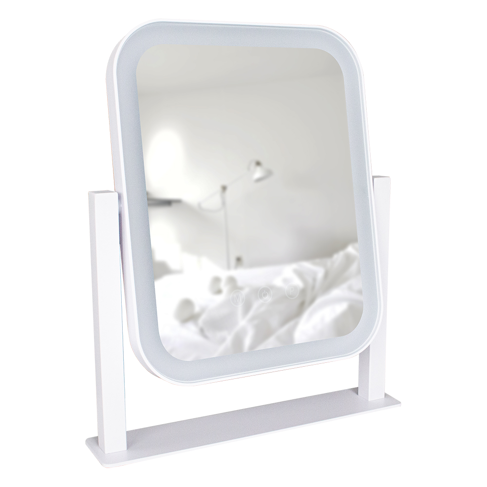 비욘드퍼니싱 LED 화장대 탁상 거울, 라운드 LED라인조명 스몰, 1개 28,900원