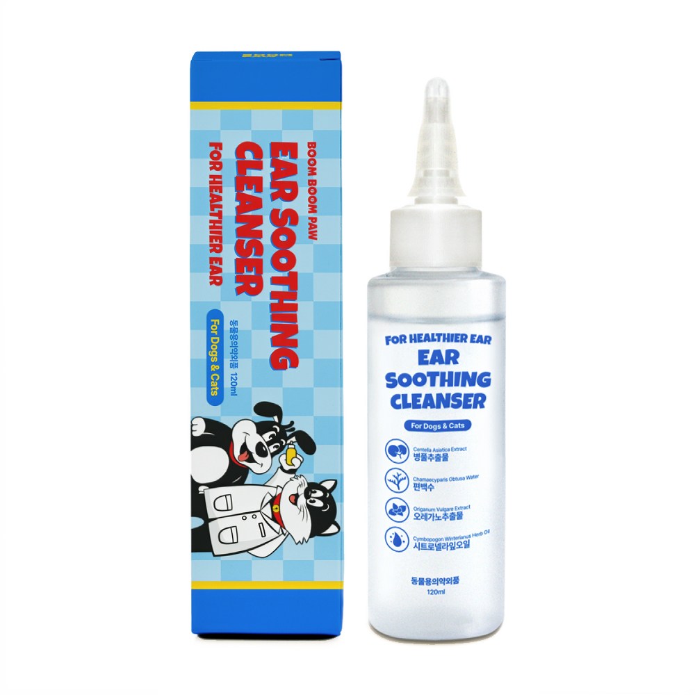 붐붐포 강아지 고양이 이어 수딩 귀세정제 이어클리너, 현재가 8,900원