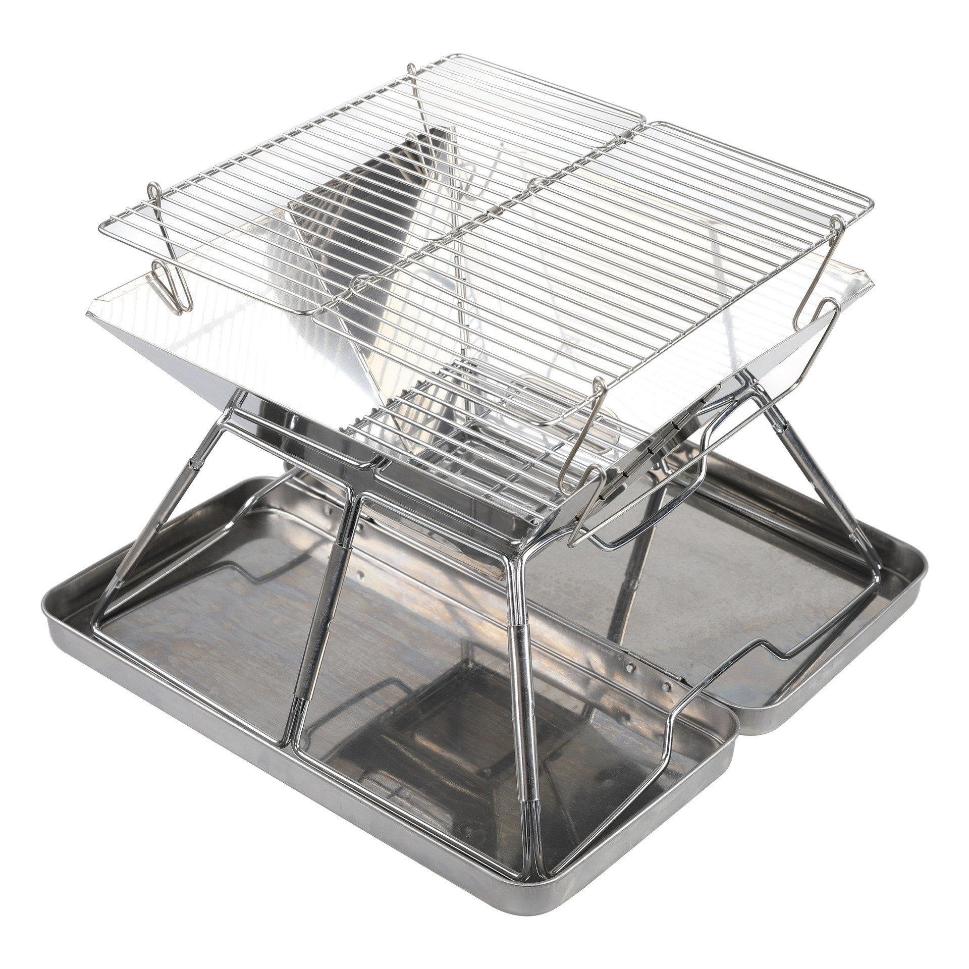 캠팸 접이식 화로대 세트 3단 높이조절 그릴 & 브릿지 수납가방 구성 31,790원