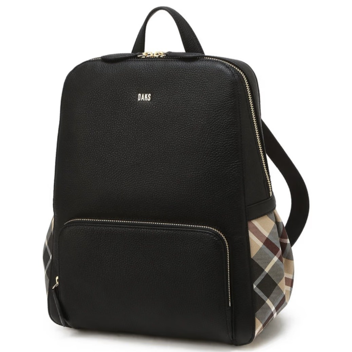 닥스>> 블랙 체크배색 소가죽 백팩(WCBA5E797BK) 368,000원