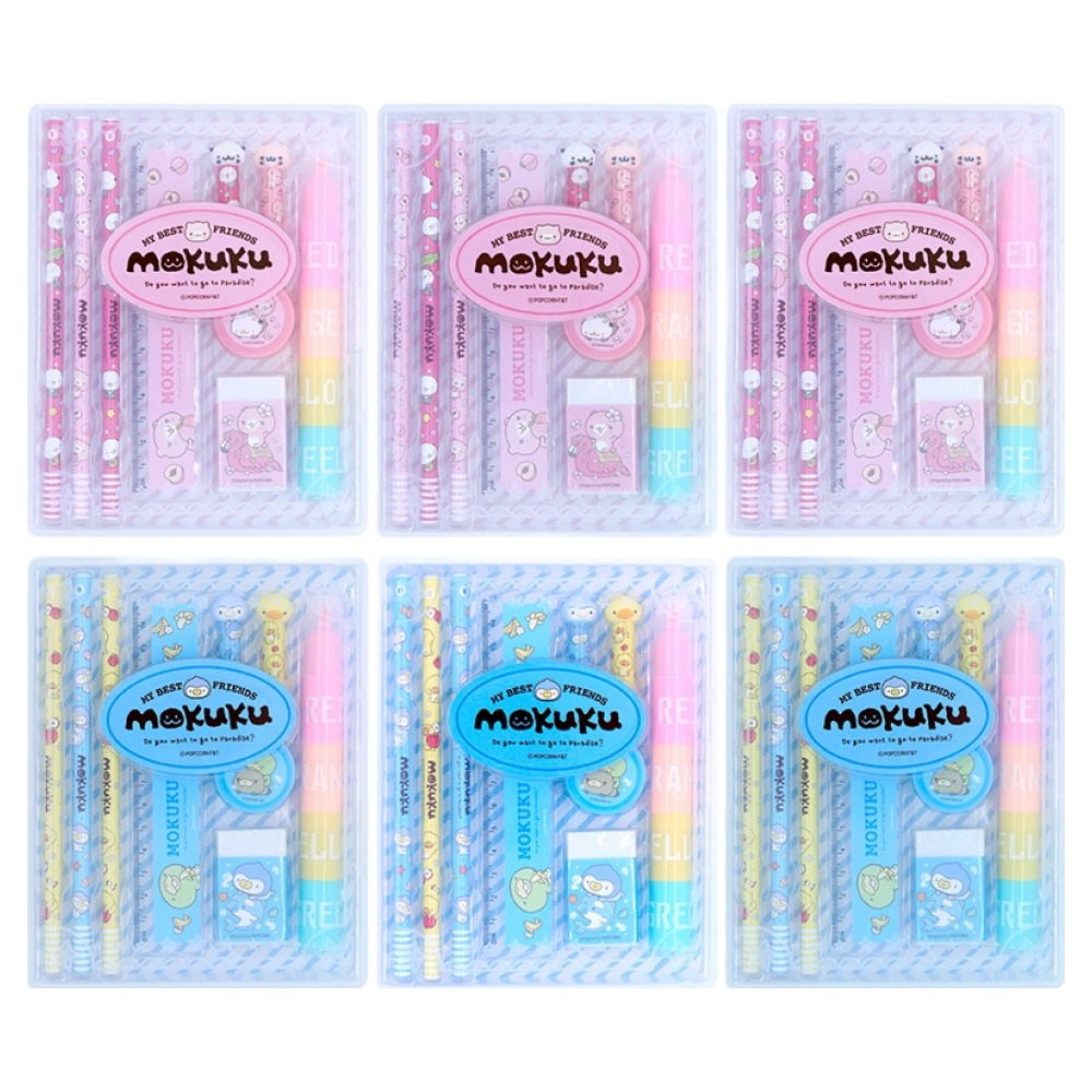 모쿠쿠 케이스 문구 2종 x 3p 세트 18,300원