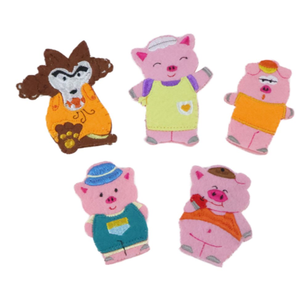 MDD 아기돼지삼형제 손가락인형 역할놀이 인형극손인형 30,920원