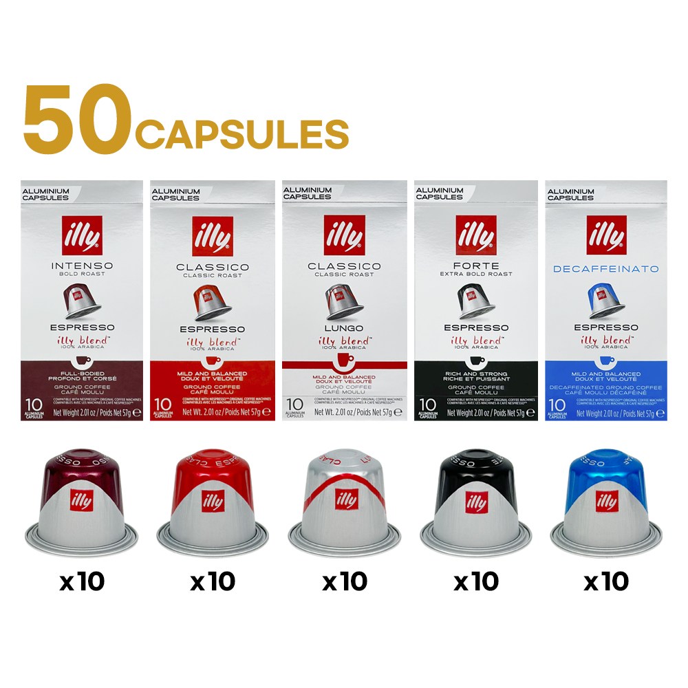 일리 네스프레소 호환캡슐 커피 5종 세트 50캡슐 39,120원