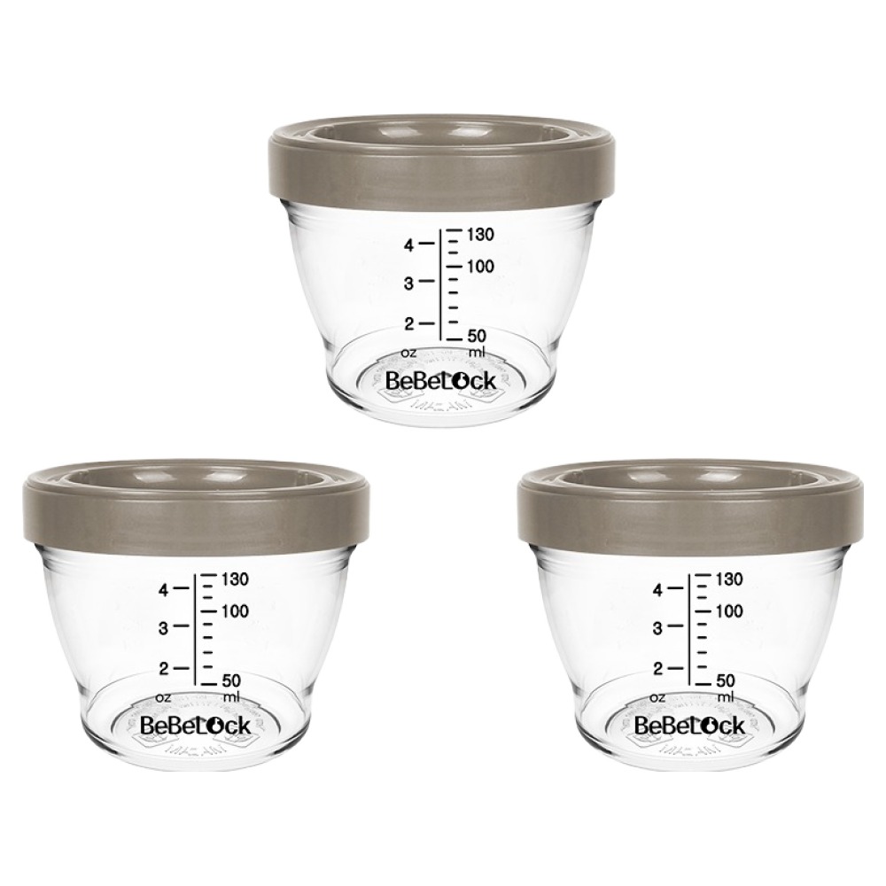 베베락 아이와 트라이탄 밀폐 이유식용기, 초코, 3개, 130ml, 현재가 12,000원