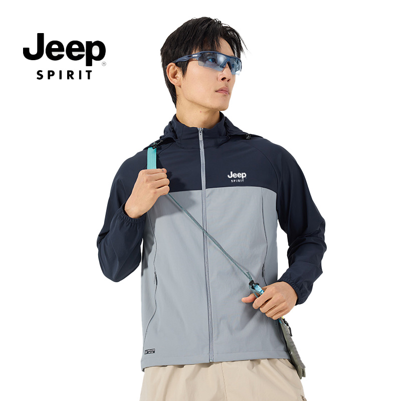 JEEP Spirit (지프 스피릿) 남여 경량바람막이 자외선차단 윈드브레이커 JP-2618 37,000원