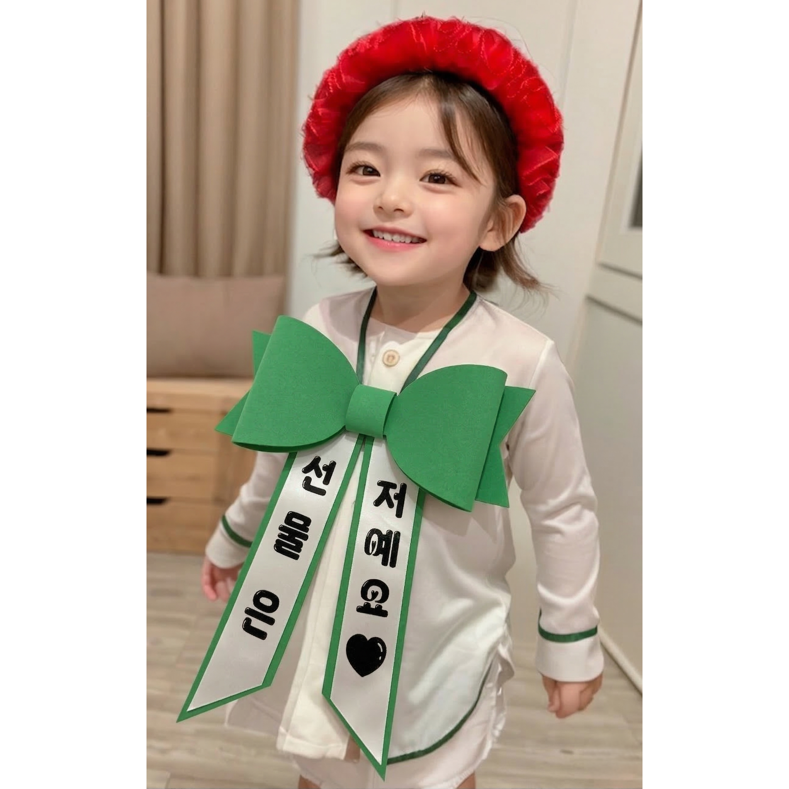 달콩마켓 인간카네이션 머리띠 인간화환 카네이션머리띠 스승의날 어버이날 이벤트 생일축하이벤트, 1개, 01.빨강카네이션+리본SET 18,600원