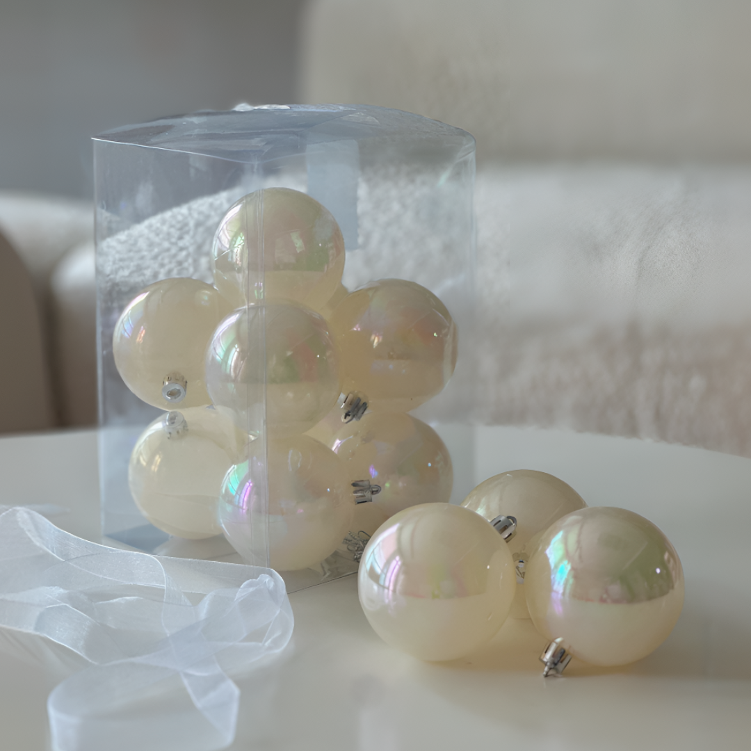 브이럽스 크리스마스 트리 오너먼트 장식, 1세트, 화이트 9,800원