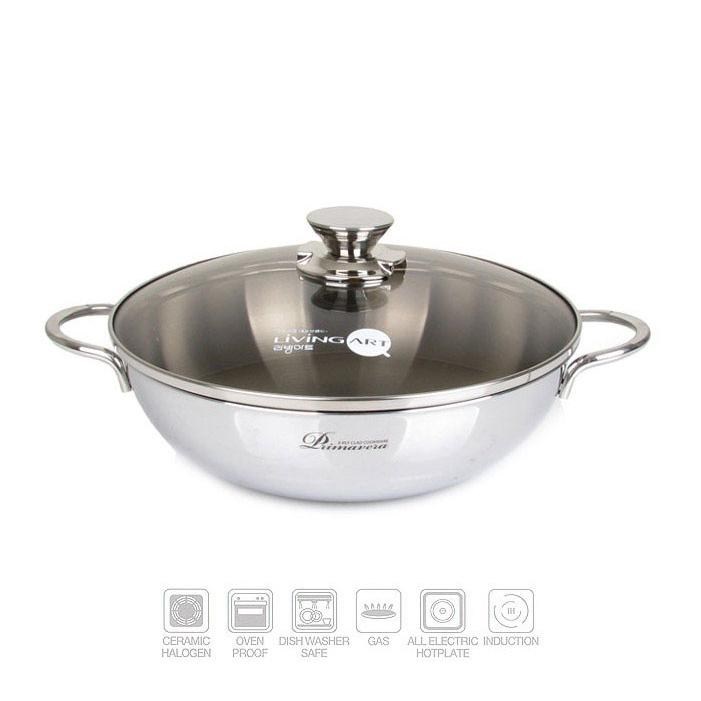 리빙아트 프리마베라 통3중 스텐 궁중전골냄비 인덕션 IH 48,900원
