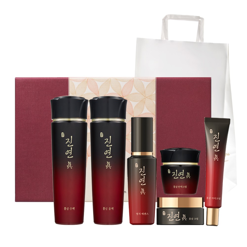 [6종/한방영양탄력케어]코리아나 진연진 홍삼 탄력 특별 기획세트+쇼핑백 49,400원