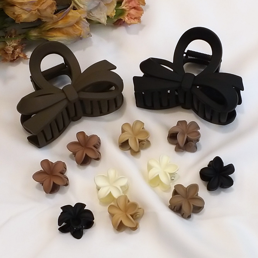 브리앙제 리본 반묶음 집게핀 미니집게핀 세트 12개입 12,900원