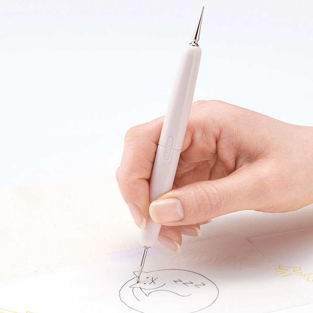 패션스타트 크로바 고급 수예용 먹지 철필 트윈, 1개, 화이트 13,800원