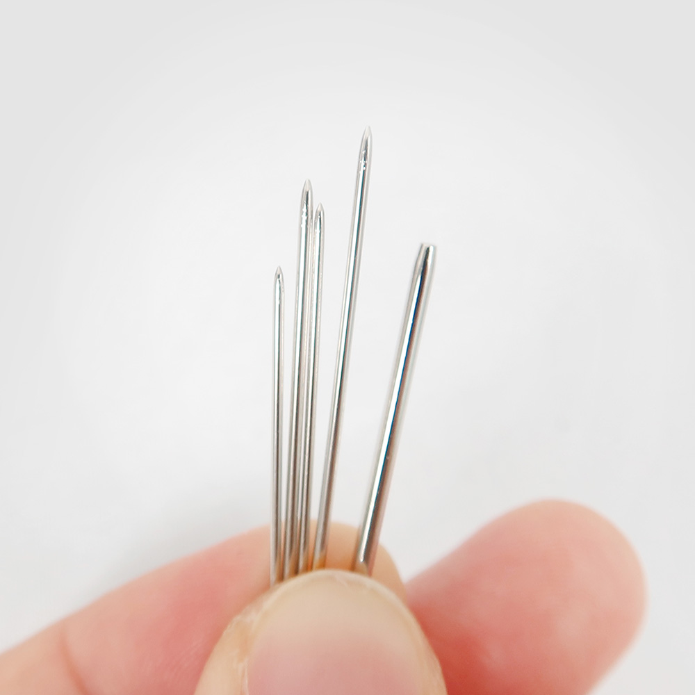 퀼트여왕 미세 돗바늘 키트 5p, 실버 3,300원