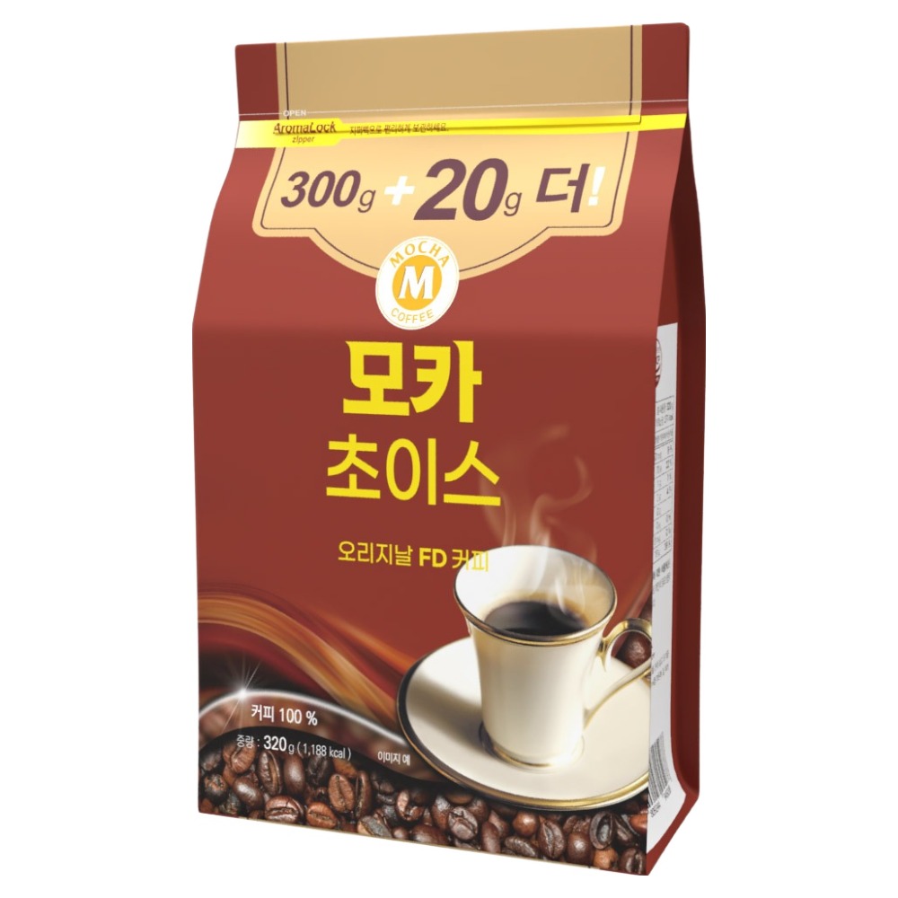 커피케이케이 모카 초이스 오리지날 FD 원두커피믹스, 320g, 1개 16,400원