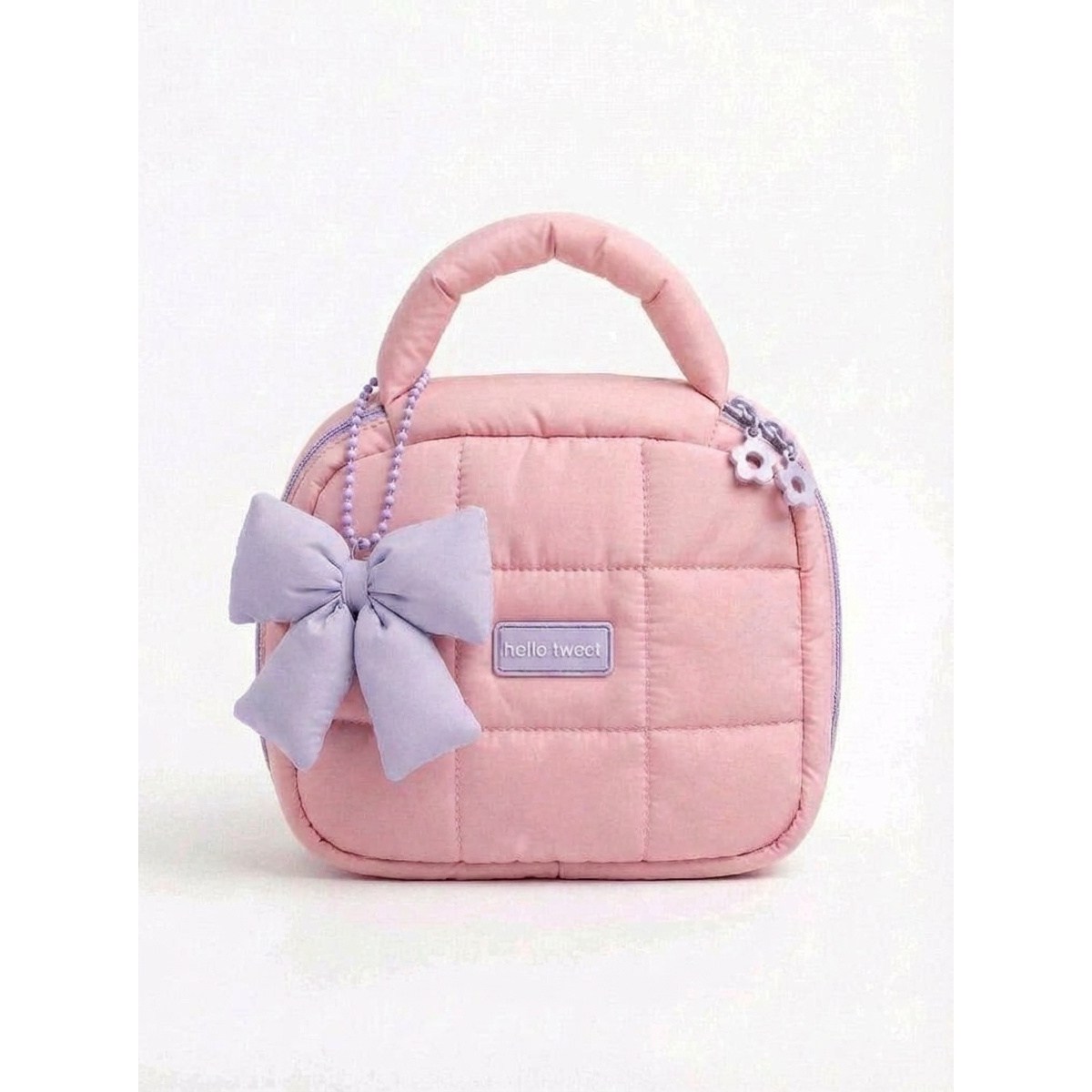 [헬로트윗] 화장품 파우치 여행용파우치 리본 퀼팅 파우치 14,500원