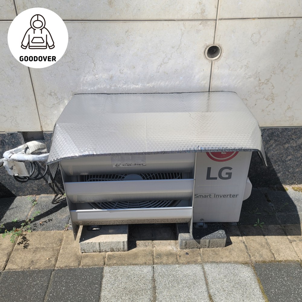 굿오버 실외기커버 에어컨 덮개 열차단 방수 과열방지 6,000원