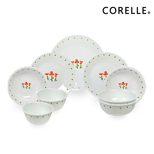 코렐 루즈트리오 앞접시 원형 그릇 2인 식기세트 10P 149,400원