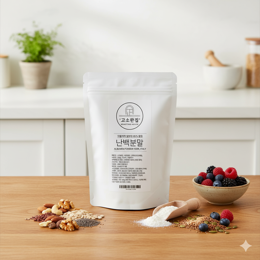 [고소한집] 고함량알부민 65% 대용량 알부민분말 이탈리아산 난백분말, 200g, 1개 15,900원