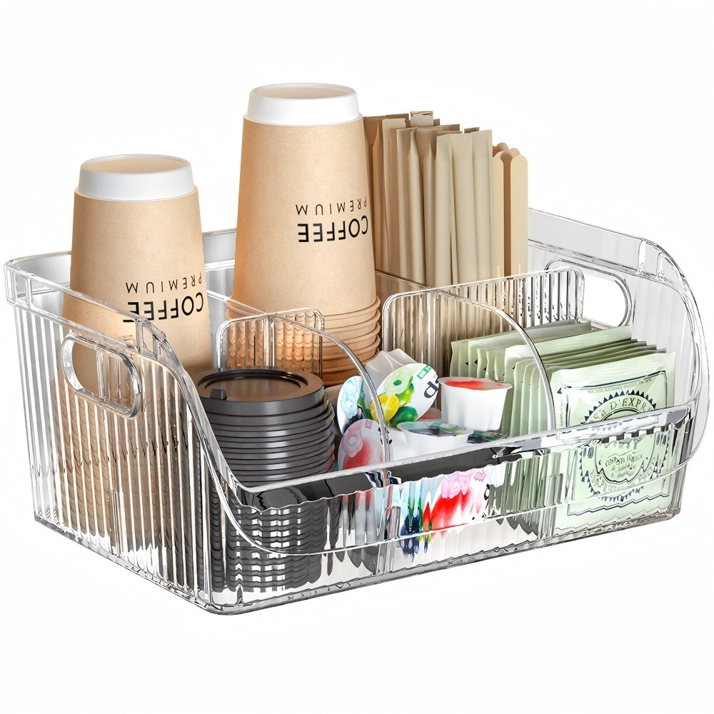 ZOZOFO 다용도 탕비실 일회용종이컵디스펜서 카페컵거치대 티백 커피 보관함 정리함 15,490원