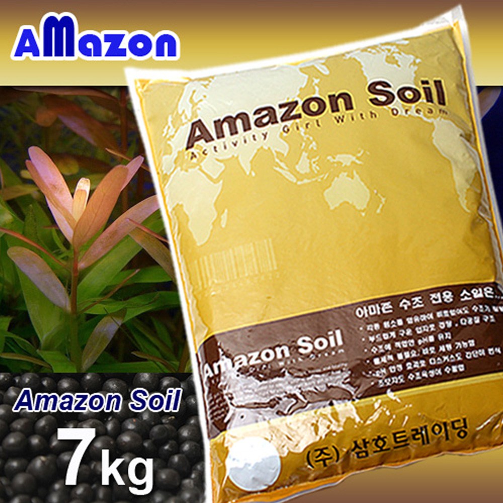 아마존 소일 7kg/ 수족관 어항 수조 수초 구피 열대어 바닥재 모래 쉬림프 새우 컴팩트 ADA 네오 유목 흑사 19,800원
