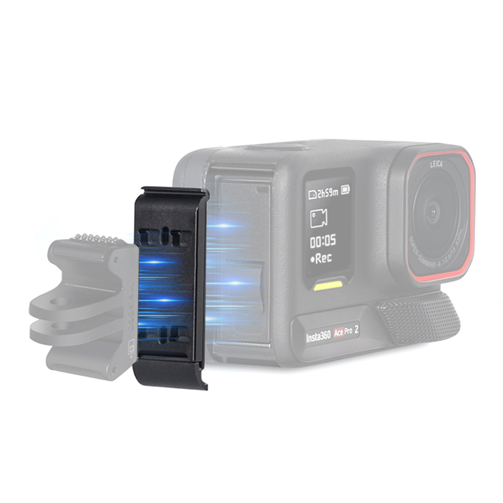 Insta360 에이스 프로 2 전용 마그네틱 사이드 배터리 커버 세로 거치 마운트 ACE PRO, 1개 19,900원