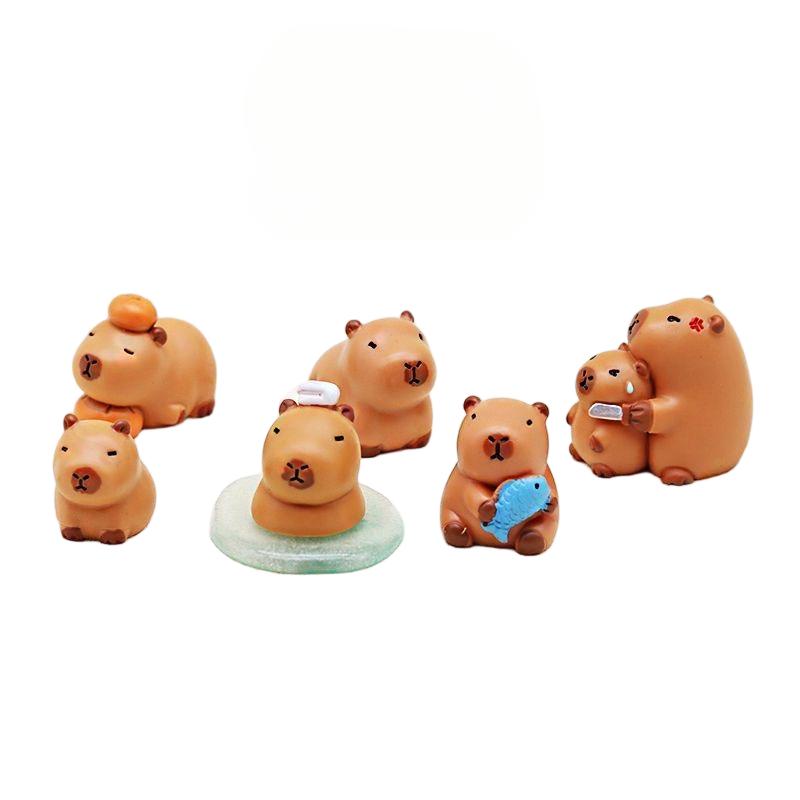 카피바라 피겨 미니 피규어 8개 세트 9,980원