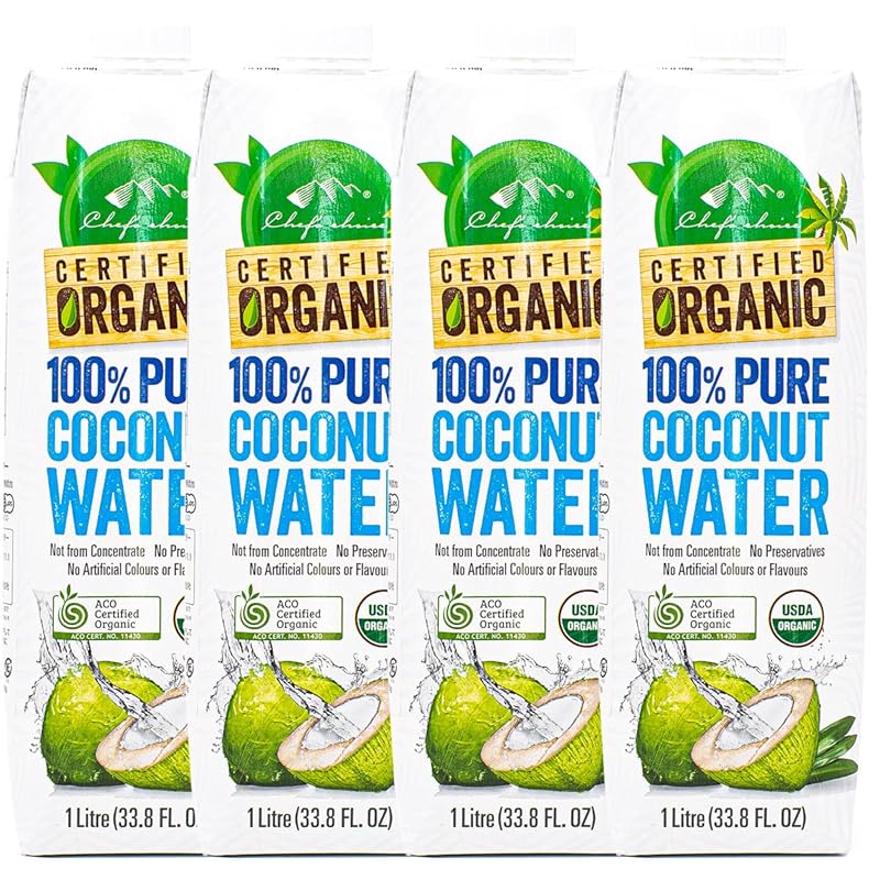 Chef's choice 요리사 초이스 유기농 순수 코코넛 워터 1000ml x4 무첨가 Organic pure coconut water 1000ml×4개 55,010원