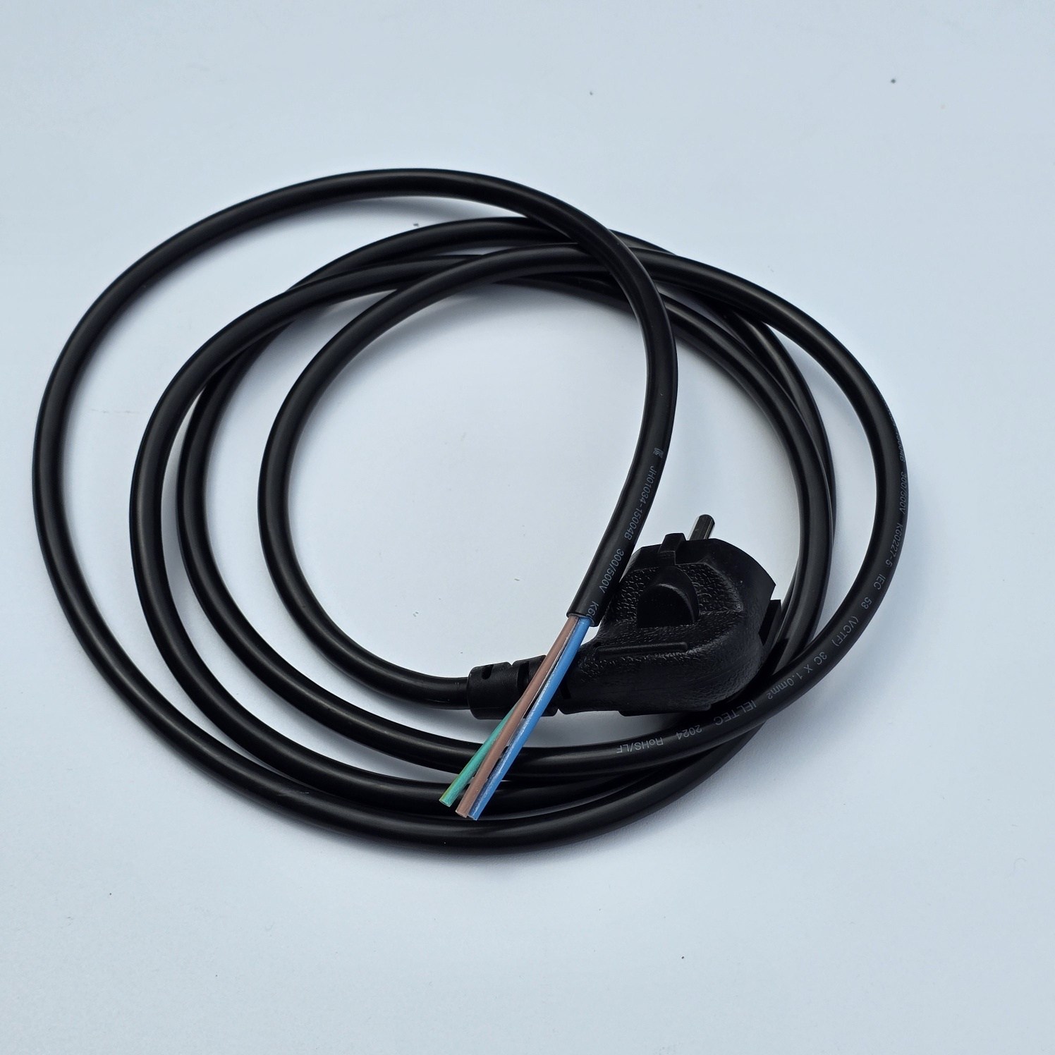 신성 흑색 측면접지코드 1.0SQ 3C 5M 전원선 파워코드선 전원케이블 연장선 작업선 6,190원