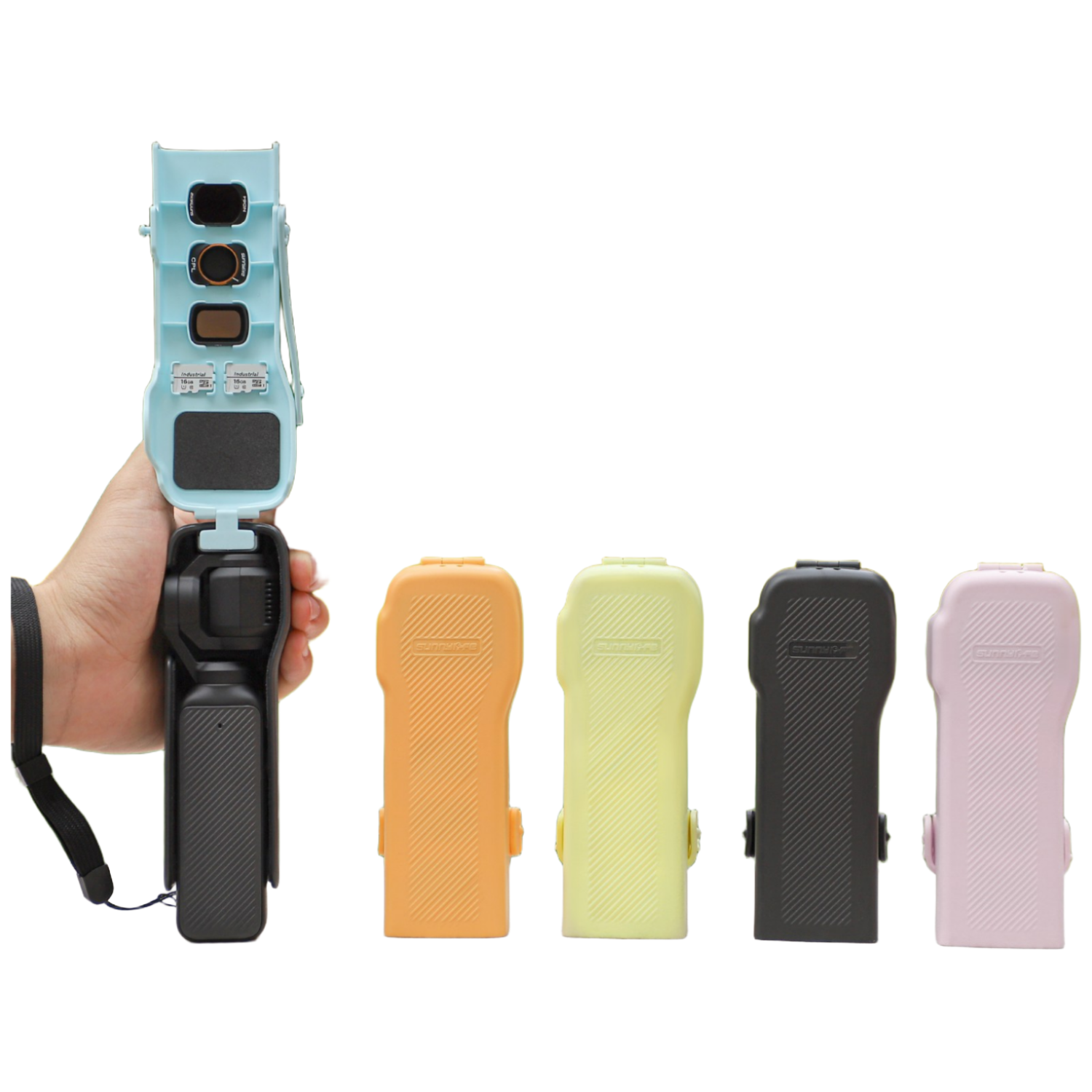 써니라이프 dji 오즈모포켓3 컬러플 프로텍티브 리드 액션캠 짐벌카메라 악세사리, 옐로우 15,900원