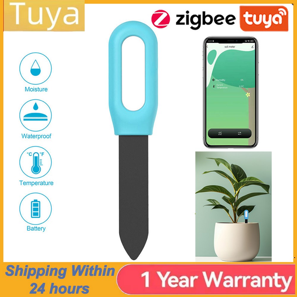 Zigbee 토양 테스터 햇빛 온도 수분 측정기 무선 모니터 온습도계 정원 자동화 관개 감지기 39,600원