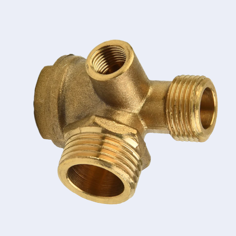 한일테크툴 저소음 콤프레샤 체크밸브 20x16x10(암), 1개 9,500원