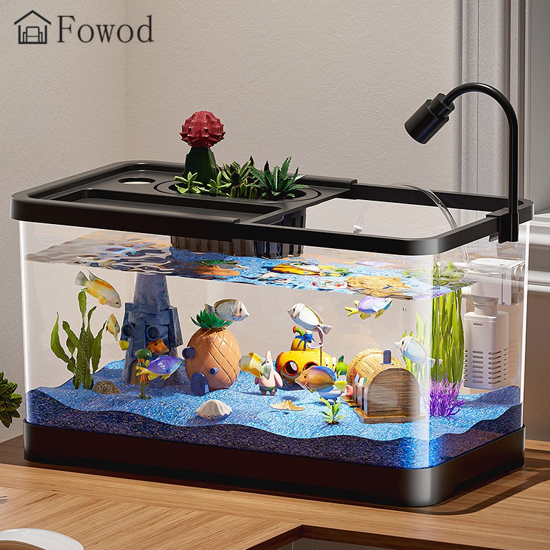 Fowod 수족관 생태 어항 조경 물고기어항 어항세트 안깨지는 아크릴 어항 21,320원